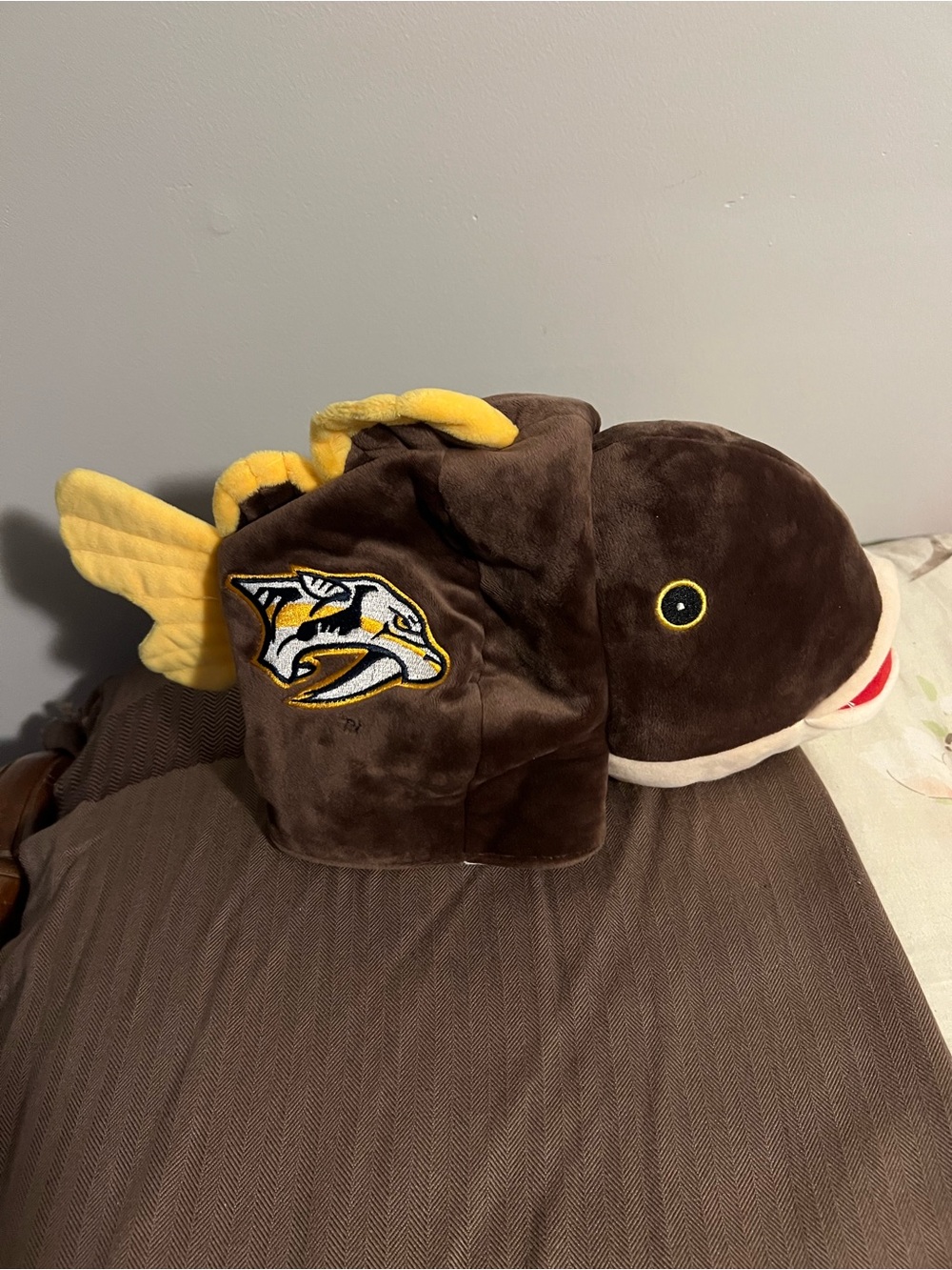 Nashville Predators Hockey Catfish Plush Adjustable Novelty Hat